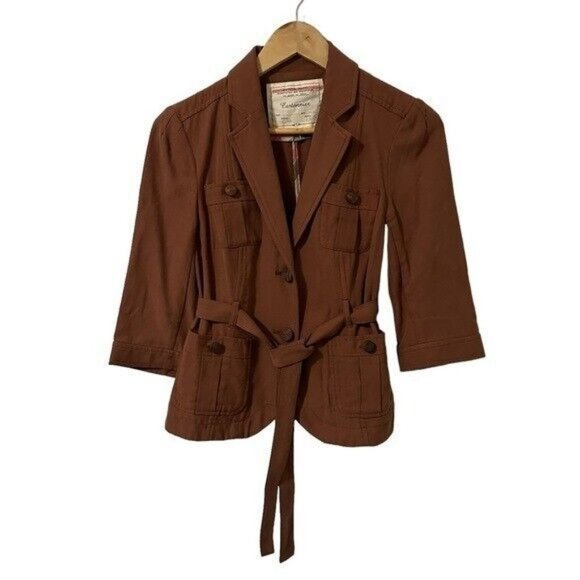 Anthropologie Jackets & Blazers - Anthropologie Cartonnier Silk Lightweight Blazer Jacket - Womens 0